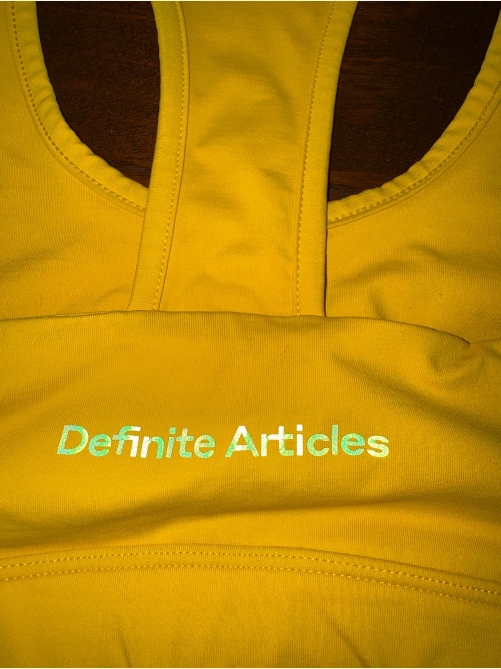 Definite Articles Racerback Sports Bra - Picture 4 of 7